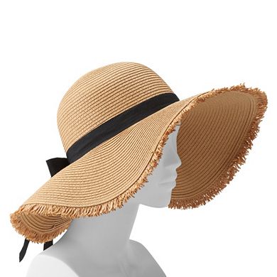 Women's LC Lauren Conrad Frayed Edge Floppy Hat