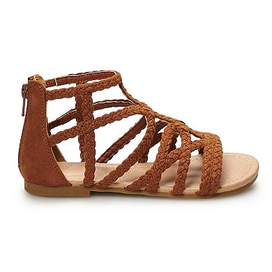 SO® Girls' Gladiator Sandals