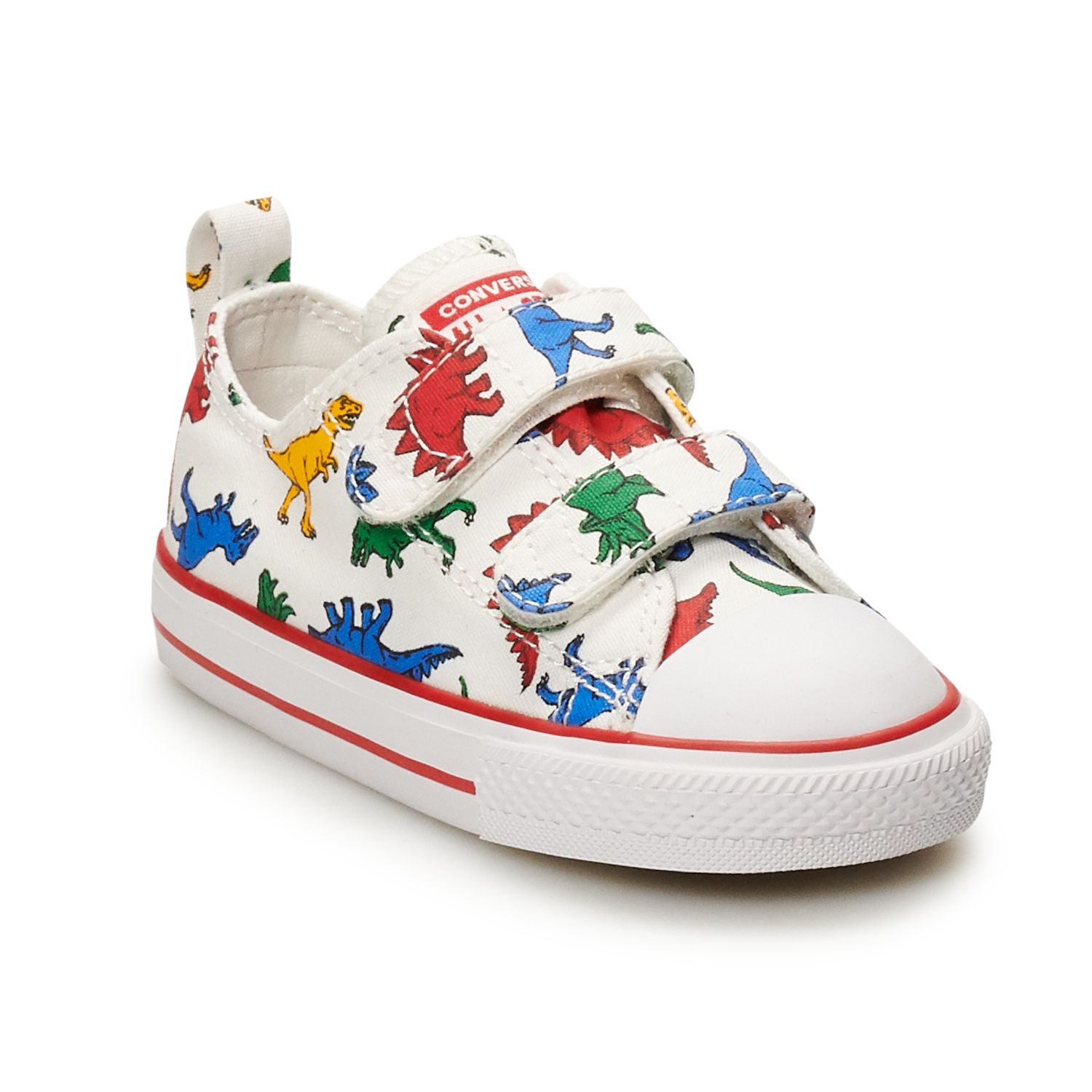 تحالف اندفاع فجأة toddler converse dino 