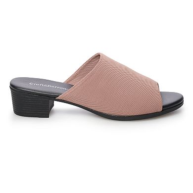 Croft & Barrow® Kiosk Women's Ortholite Stretch Fabric Slide Sandals