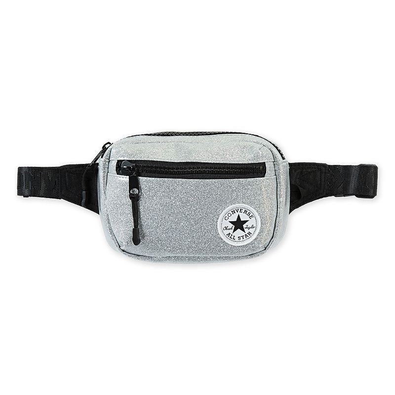 Converse Glitter Waist Pack, Size: FANNY PACK, Grey