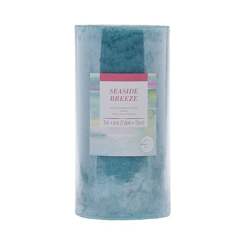 SONOMA Goods for Life™ 3" x 6" Seaside Breeze Pillar Candle