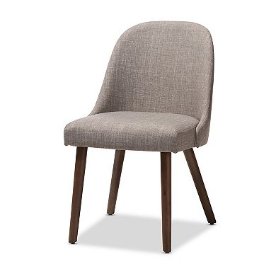 Baxton Studio Mid-Century Grey 5-Piece Dining Set