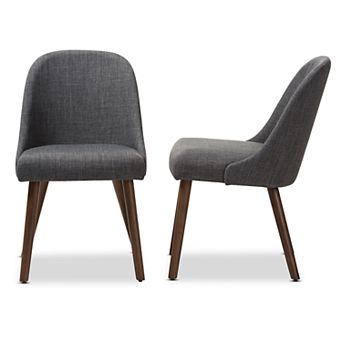 Baxton Studio Mid-Century Dining Chair 2 pc Set