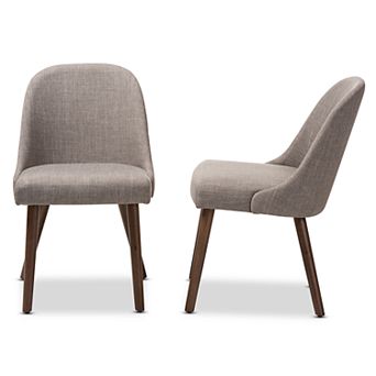 Baxton Studio Mid-Century Dining Chair 2 pc Set