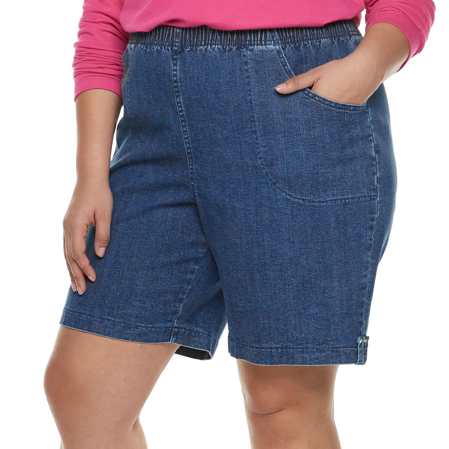 kohls plus size shorts