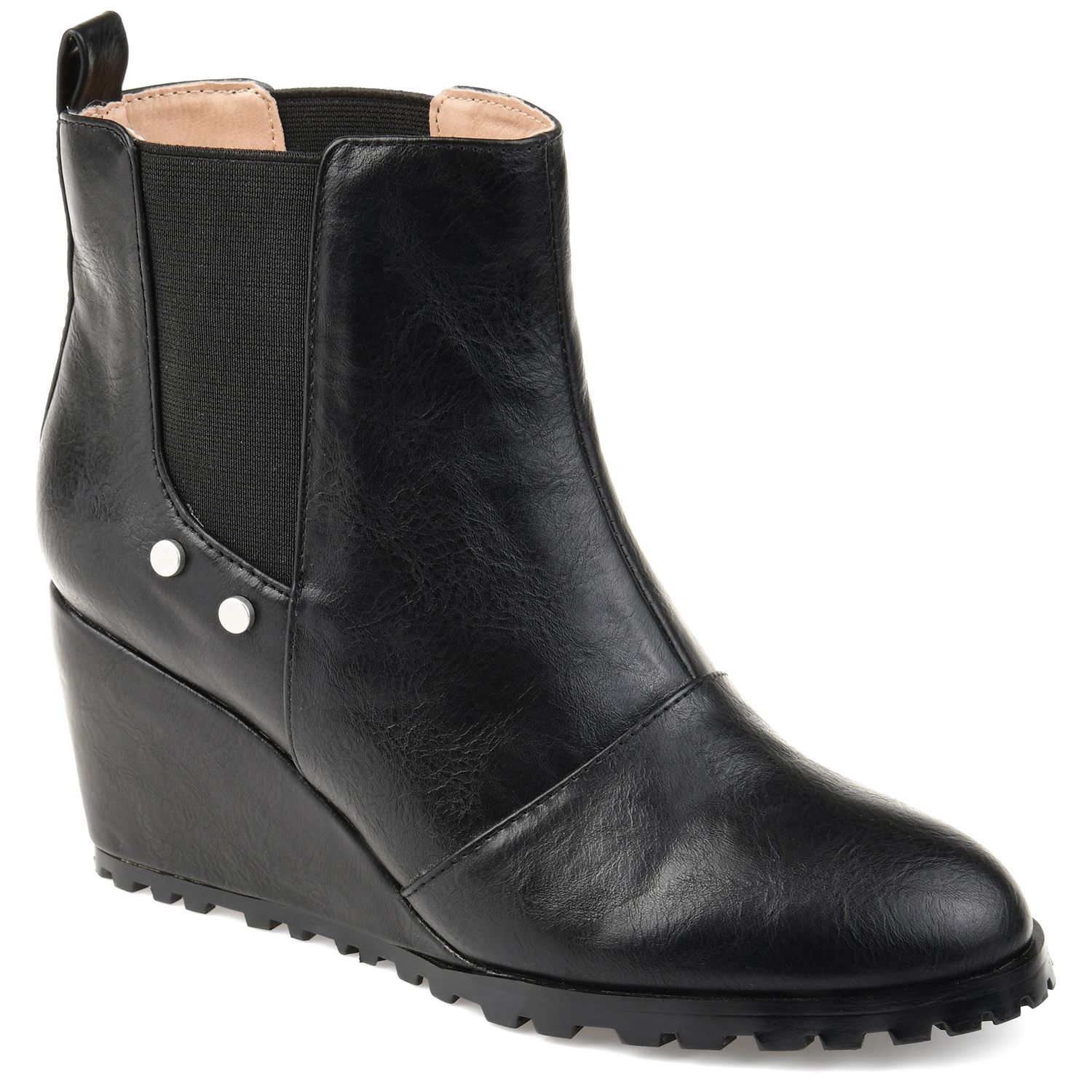 journee wedge boots