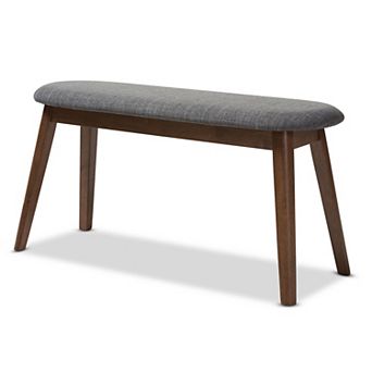 Baxton Studio Mid-Century Bench