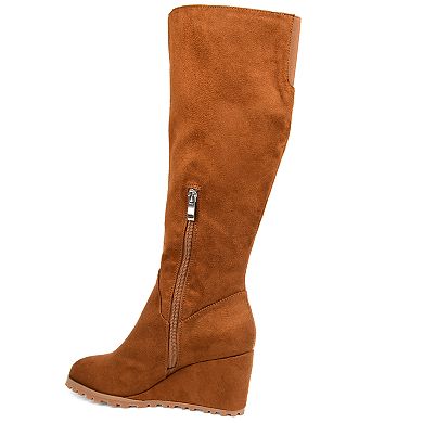 Journee Collection Parker Women's Knee High Wedge Boots