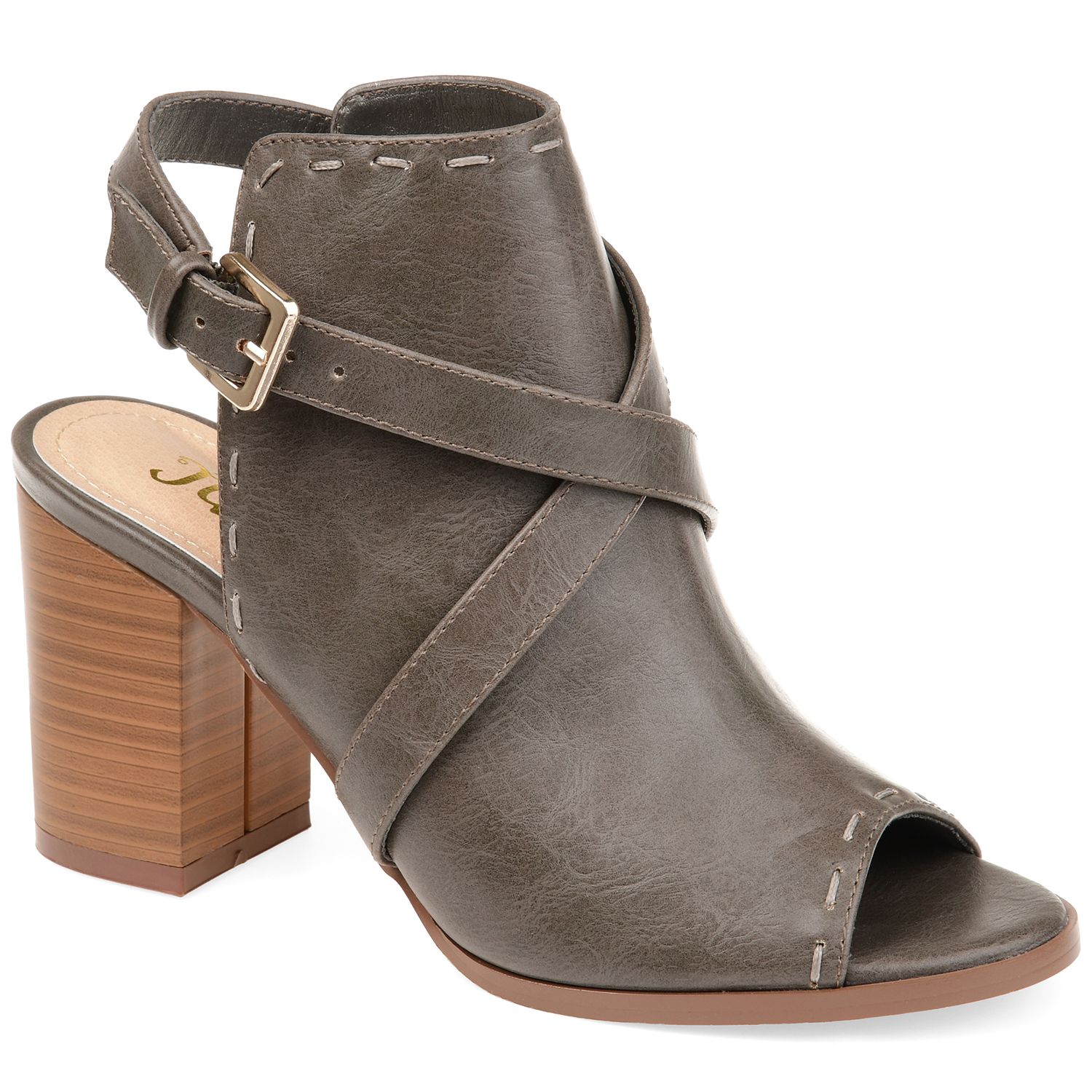 journee collection strap women's ankle boots