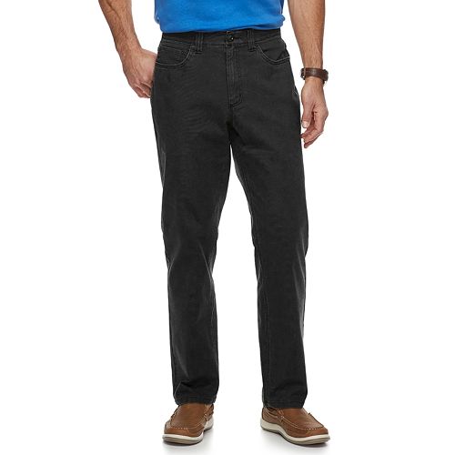 Men's Croft & Barrow® Straight-Fit Utility 5-Pocket Canvas Work Pants