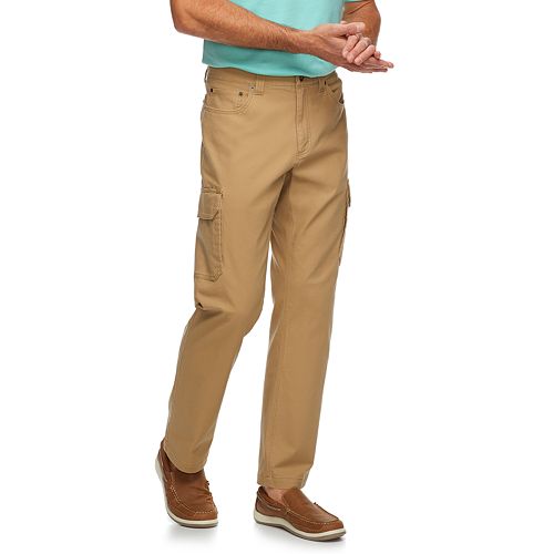 Men's Croft & Barrow® Straight-Fit Canvas Cargo Work Pants