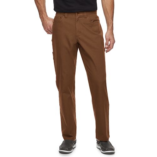 Men's Croft & Barrow® Straight-Fit Canvas Carpenter Work Pants