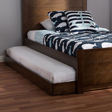 Baxton Studio Modern Twin Trundle Bed