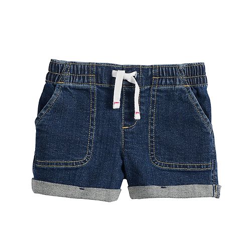 Toddler Girl Jumping Beans® Rolled-Cuff Denim Shorts
