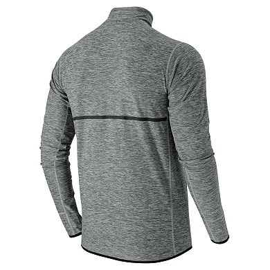 Men's New Balance Space-Dyed Quarter-Zip Pullover