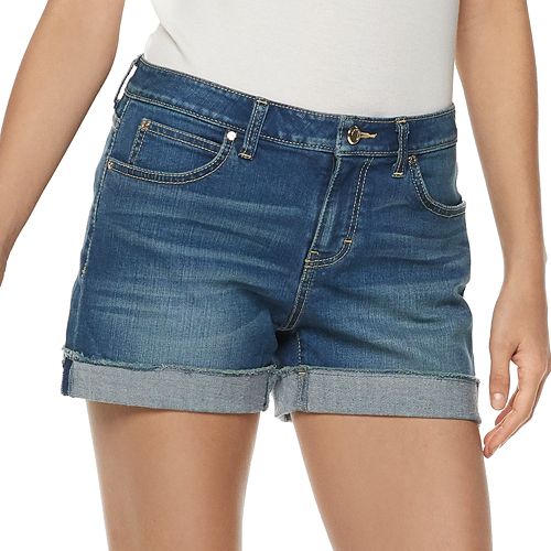 Women's Jennifer Lopez Rocking Cuffed Jean Shorts