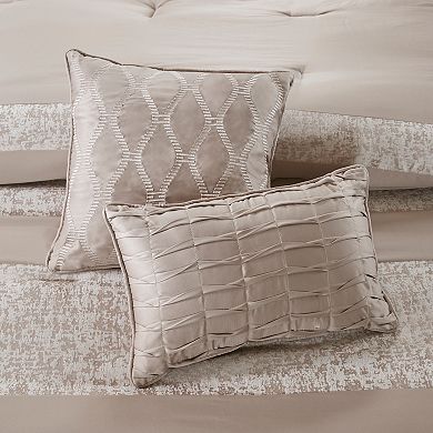 Madison Park 7-piece Elicia Chenille Jacquard Comforter Set