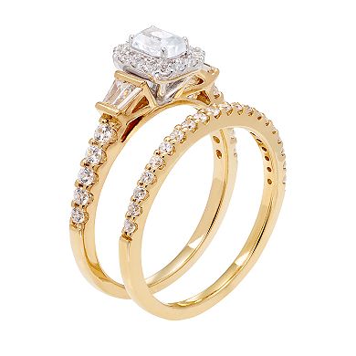 The Regal Collection 14k Gold 1 Carat T.W. IGL Certified Diamond Halo ...