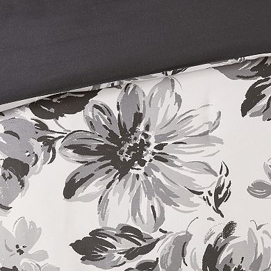 Intelligent Design Renee Floral Print Duvet Cover Set