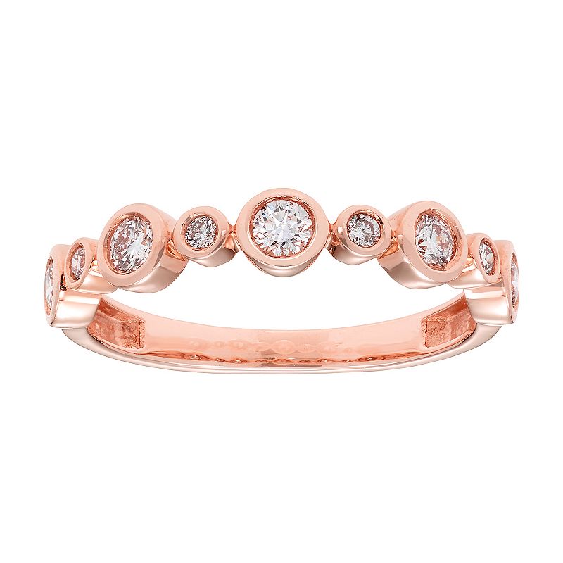 53229196 14k Gold 3/8 Carat T.W. IGL Certified Diamond Beze sku 53229196