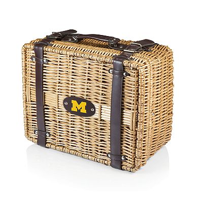 Picnic Time Michigan Wolverines Champion Picnic Basket Set