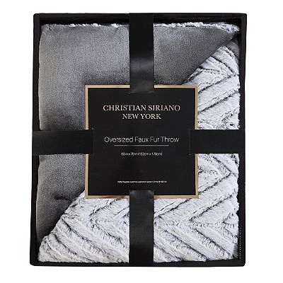 Christian siriano fur blanket sale