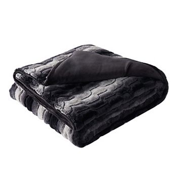 Christian Siriano New York® Faux Fur Snow Leopard Gift Boxed Throw