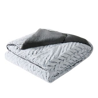 Christian Siriano New York® Faux Fur Snow Leopard Gift Boxed Throw