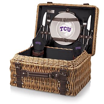 Picnic Time TCU Horned Frogs Champion Picnic Basket Set