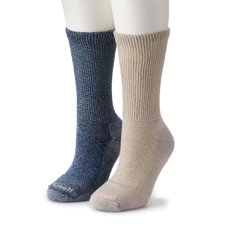UPC 042825689084 product image for Women's Dr. Scholl's Advanced Relief Crew Socks, Size: Large, Blue | upcitemdb.com