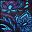Navy Paisley