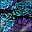 Purple Blue Batik