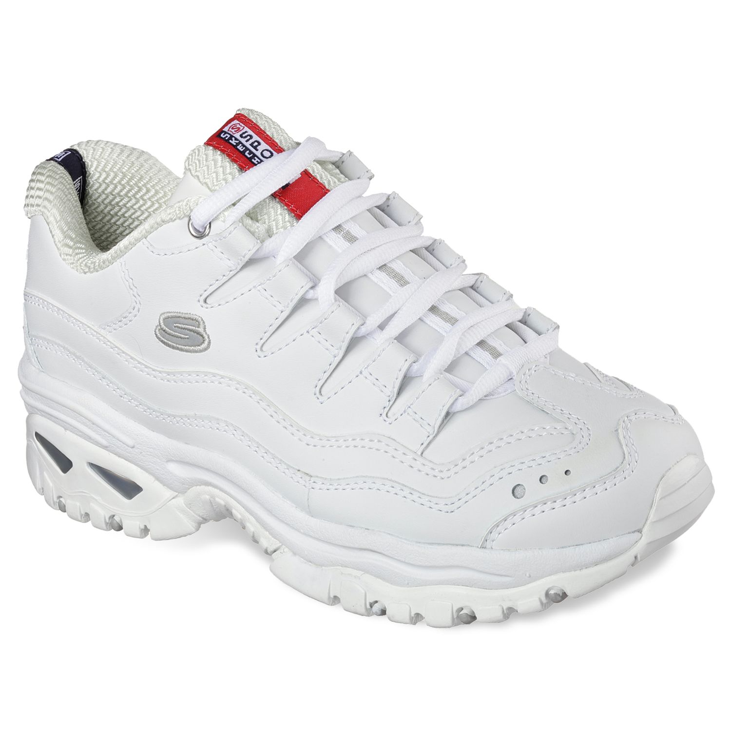 womens white skechers sneakers