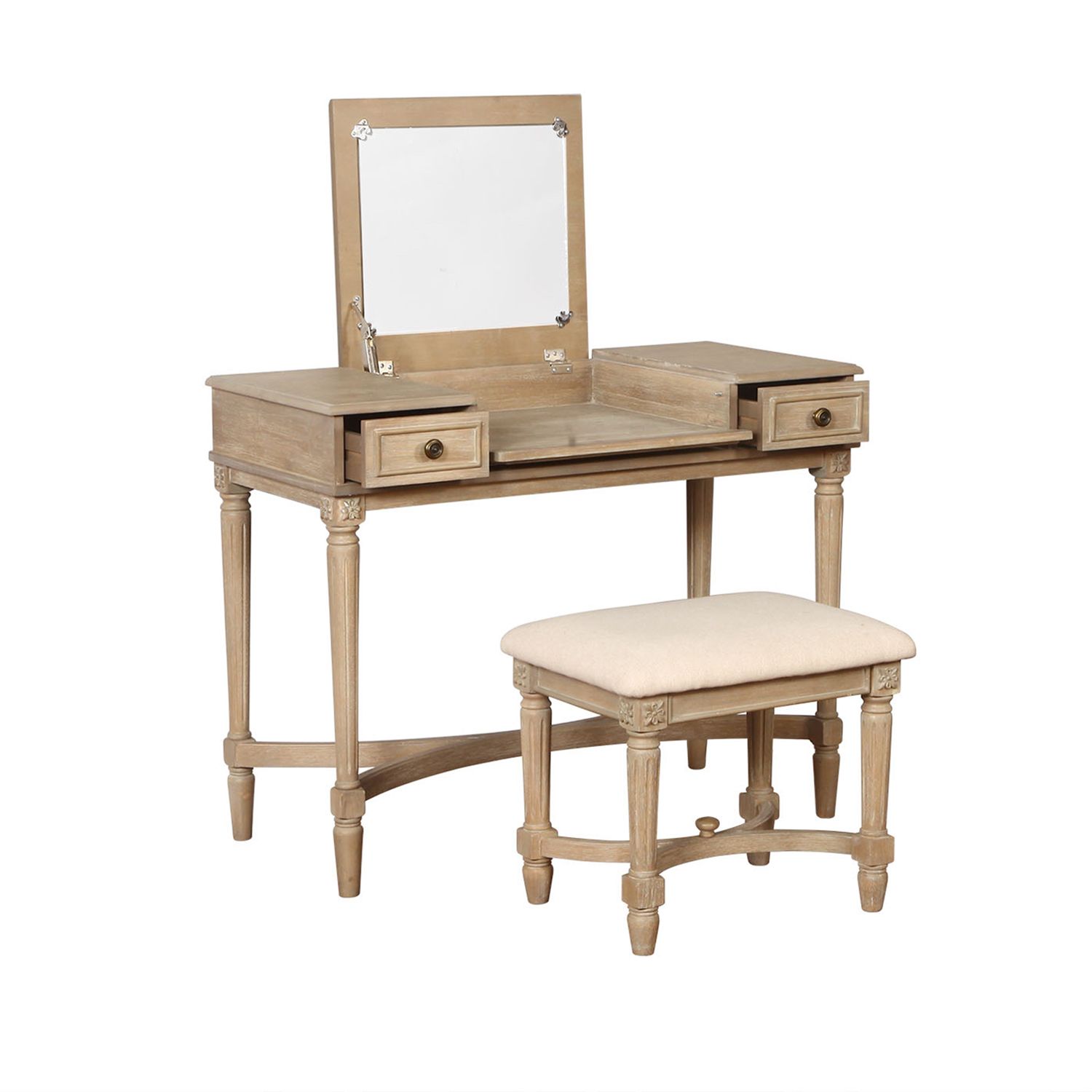 kidkraft deluxe vanity & chair