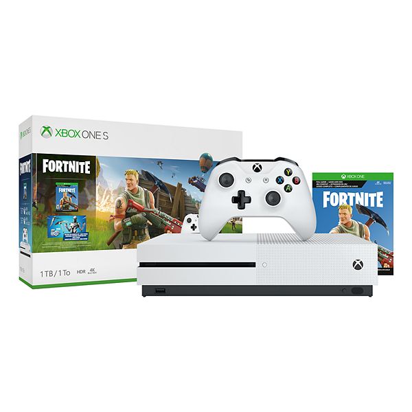 Microsoft Xbox One S 1TB Fortnite Bundle with 4K Ultra HD Blu-ray