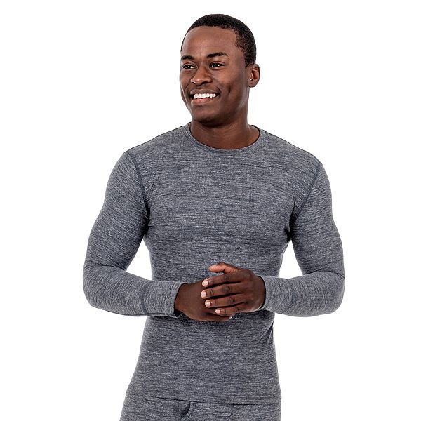 Fruit Of The Loom Men's Crew Neck Long Sleeve Extra Soft Thermal Knit Shirt 3XL 
