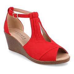 Kohl's on sale red sandals