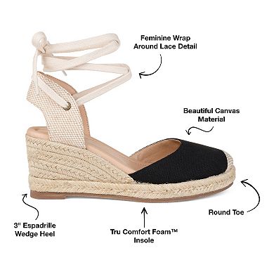 Journee Collection Monte Women's Espadrille Wedges