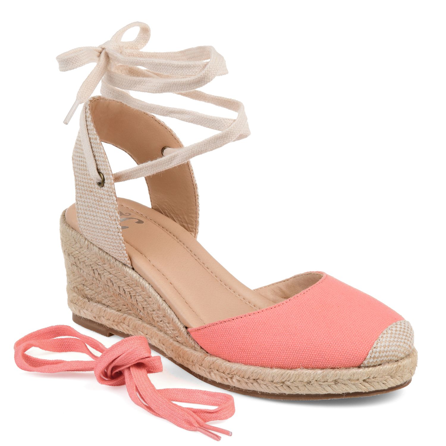 journee collection monte espadrille wedge sandal