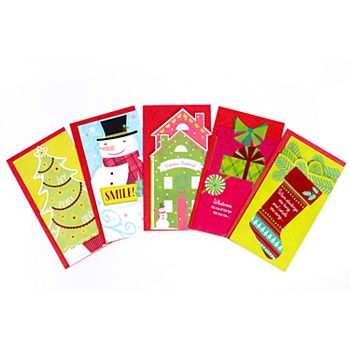 Hallmark 5 Count Fun Festive Christmas Money Or Gift Card Holder Assorted Christmas Cards Kohls