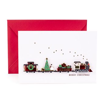 Hallmark Signature Christmas Train Christmas Card