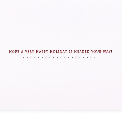 Hallmark Signature Christmas Train Christmas Card