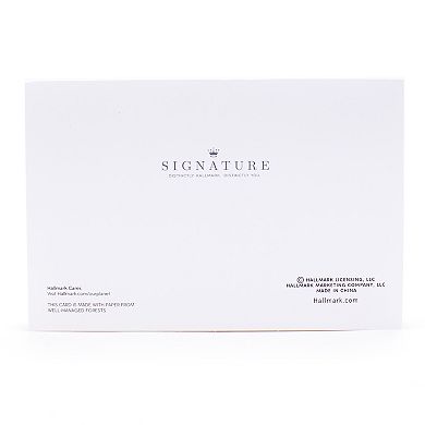 Hallmark Signature Christmas Train Christmas Card