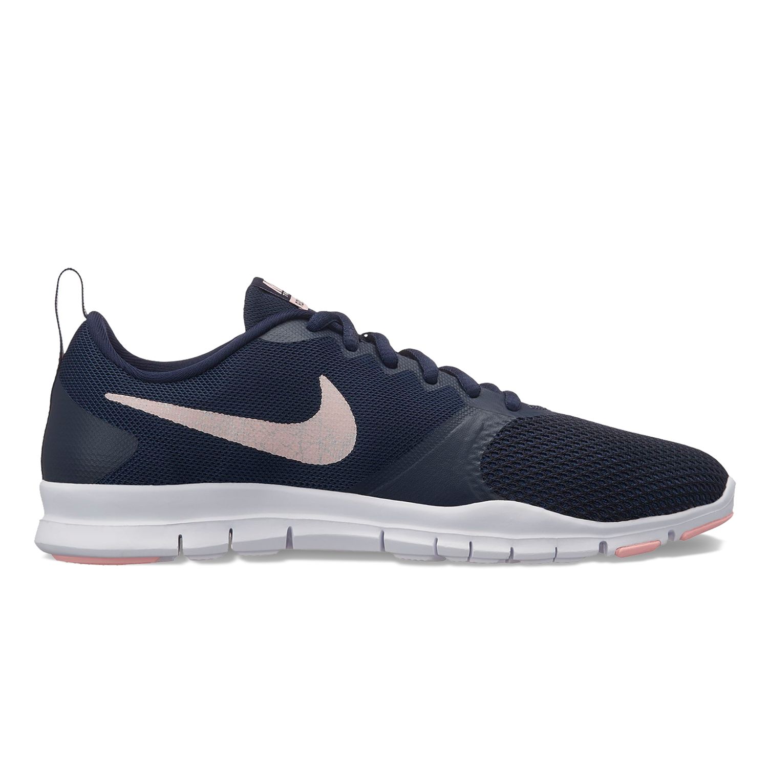 nike flex essential women's grey and pink