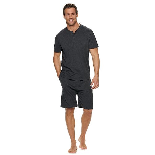 Men's Croft & Barrow® Henley & Sleep Shorts Set