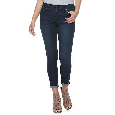 Women's Juicy Couture Flaunt It Midrise Cuffed Skinny Ankle Jeans 