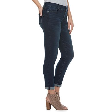 Women's Juicy Couture Flaunt It Midrise Cuffed Skinny Ankle Jeans 