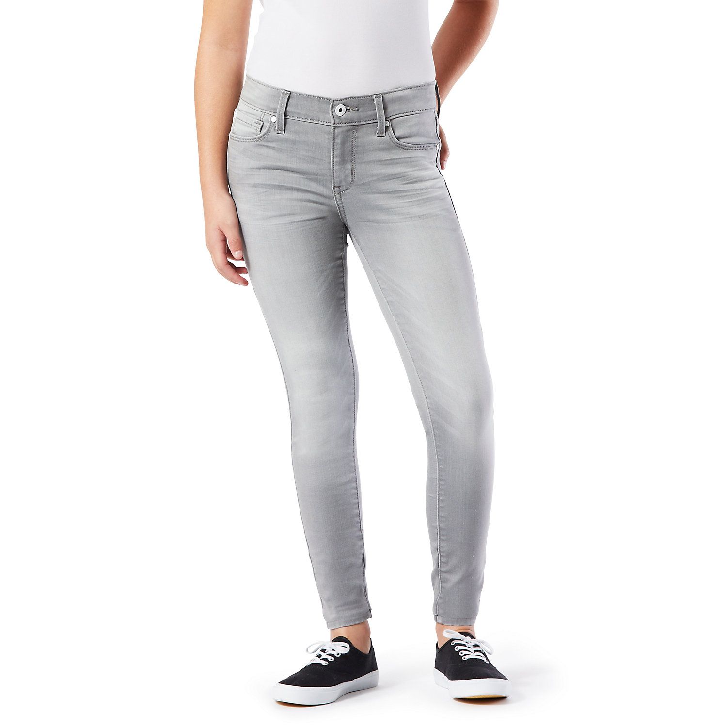 levis denizen white jeans