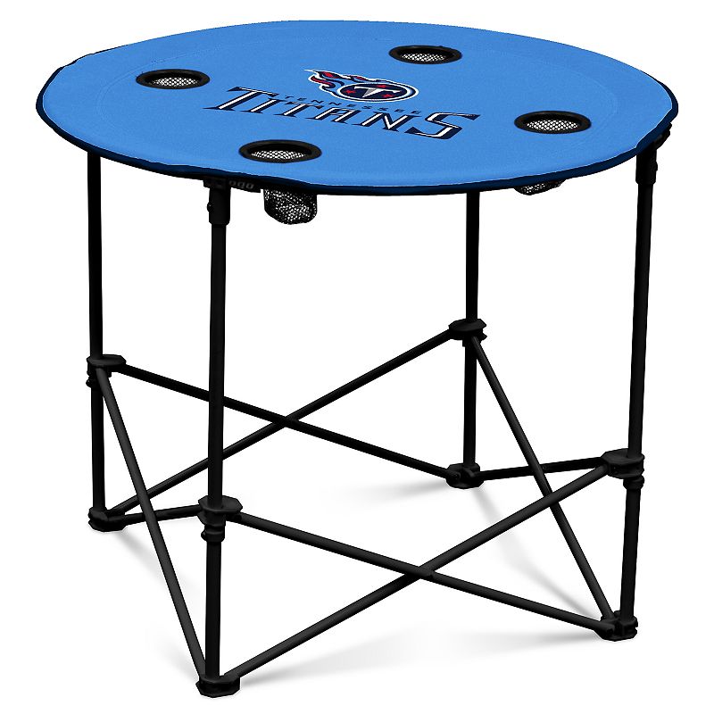 Logo Brands Tennessee Titans Round Table, Med Blue
